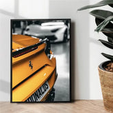 Ferrari 488 closeup poster design - wall art